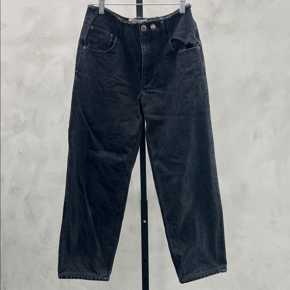 Tibi Women's Black Corduroy Jeans